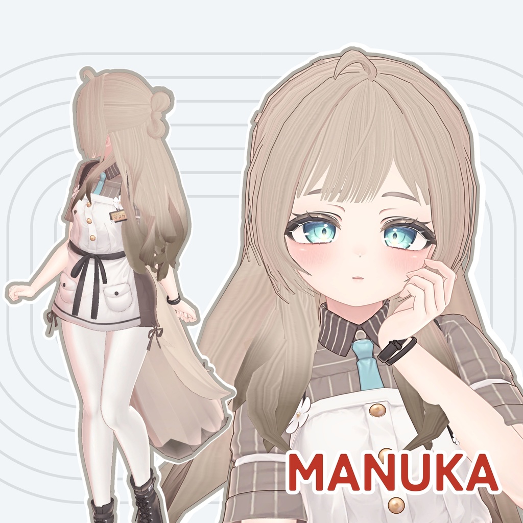 【9avatars】Belle Fleur Ribbon Long【MA対応】