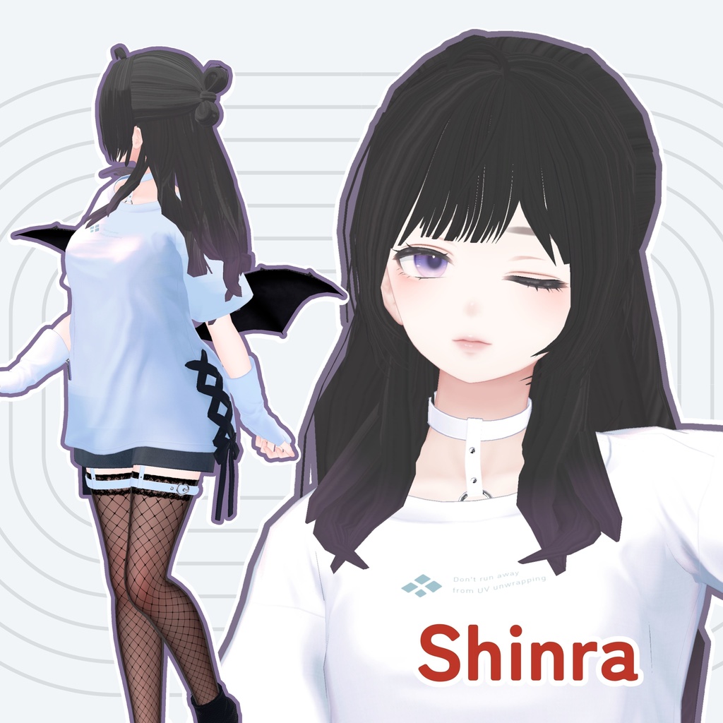 【9avatars】Belle Fleur Ribbon Long【MA対応】