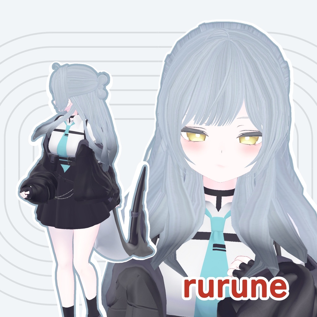 【9avatars】Belle Fleur Ribbon Long【MA対応】