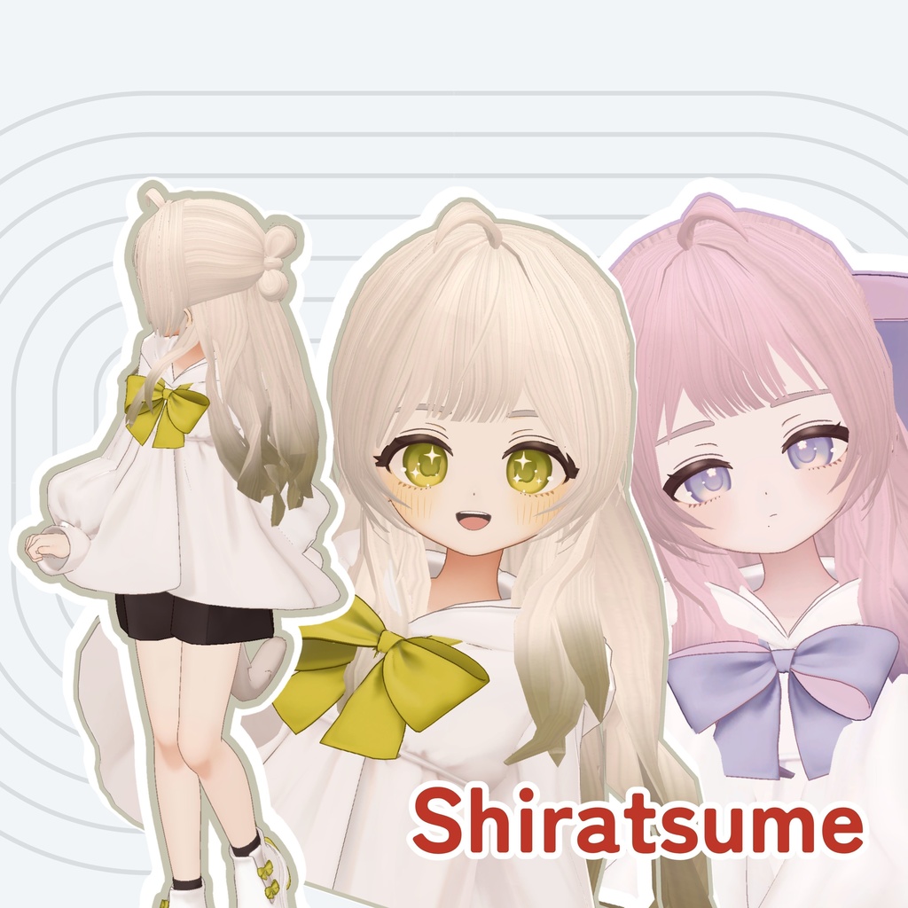 【9avatars】Belle Fleur Ribbon Long【MA対応】