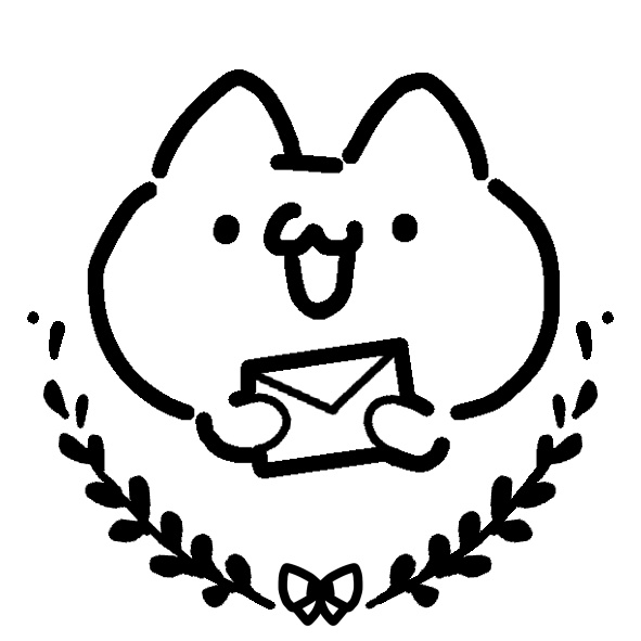いもむしねこシーリングスタンプ・おかお