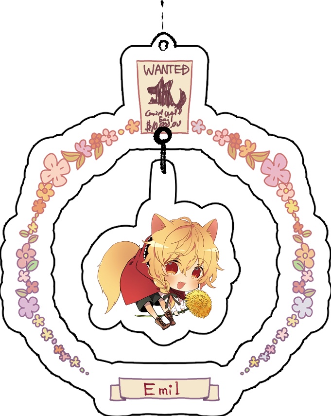 ゆらゆらアクリルキーホルダー