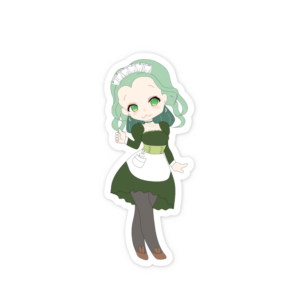【5月限定】メイドSDステッカー