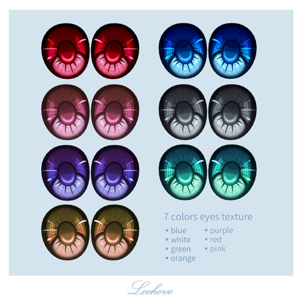 【幽怩対応】Yuni eyes texture Prisma