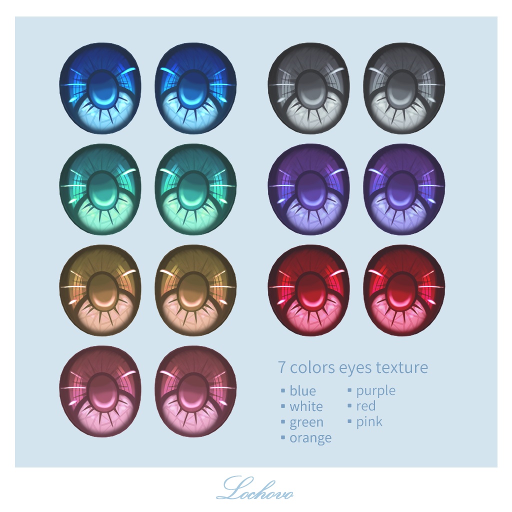 【舞夜対応】Maya eyes texture Prisma