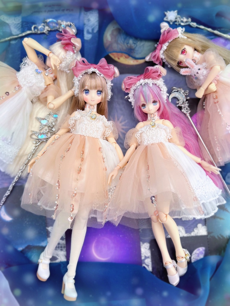 1/6ドール服 Sirius〜オリオン様を追いかけて〜ドレスセット ピュアニーモ サイズ