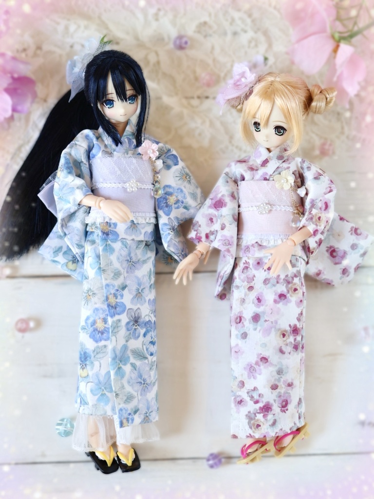 1/6ドール 夏からの煌めき浴衣〜アレンジ和服
