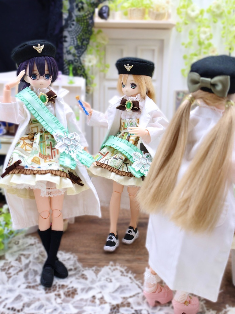 1\6ドール 魔法化学研究所 見習い研究生制服セット