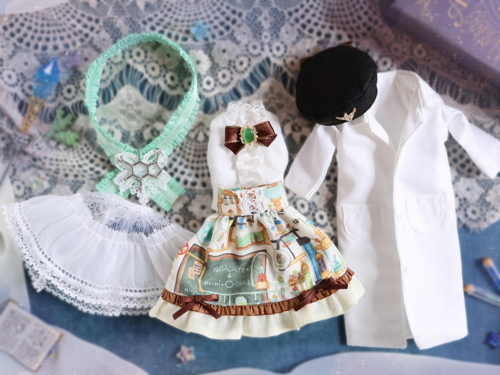 1\6ドール 魔法化学研究所 見習い研究生制服セット