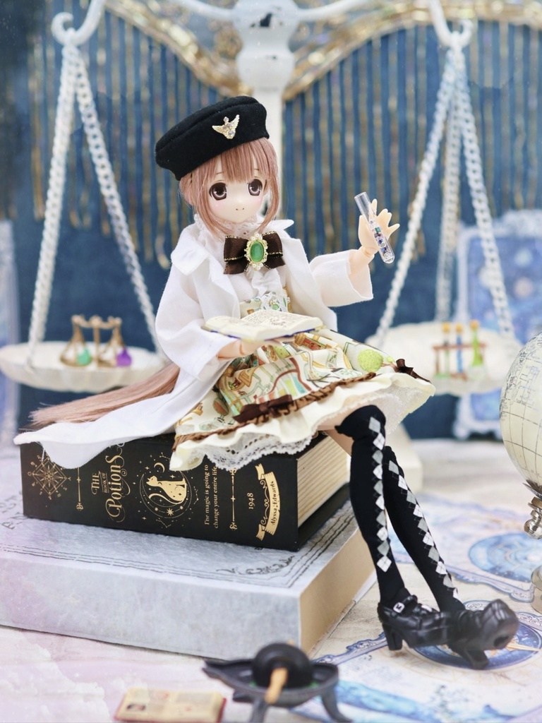 1\6ドール 魔法化学研究所 見習い研究生制服セット