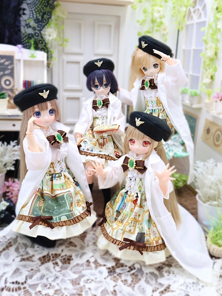 1\6ドール 魔法化学研究所 見習い研究生制服セット