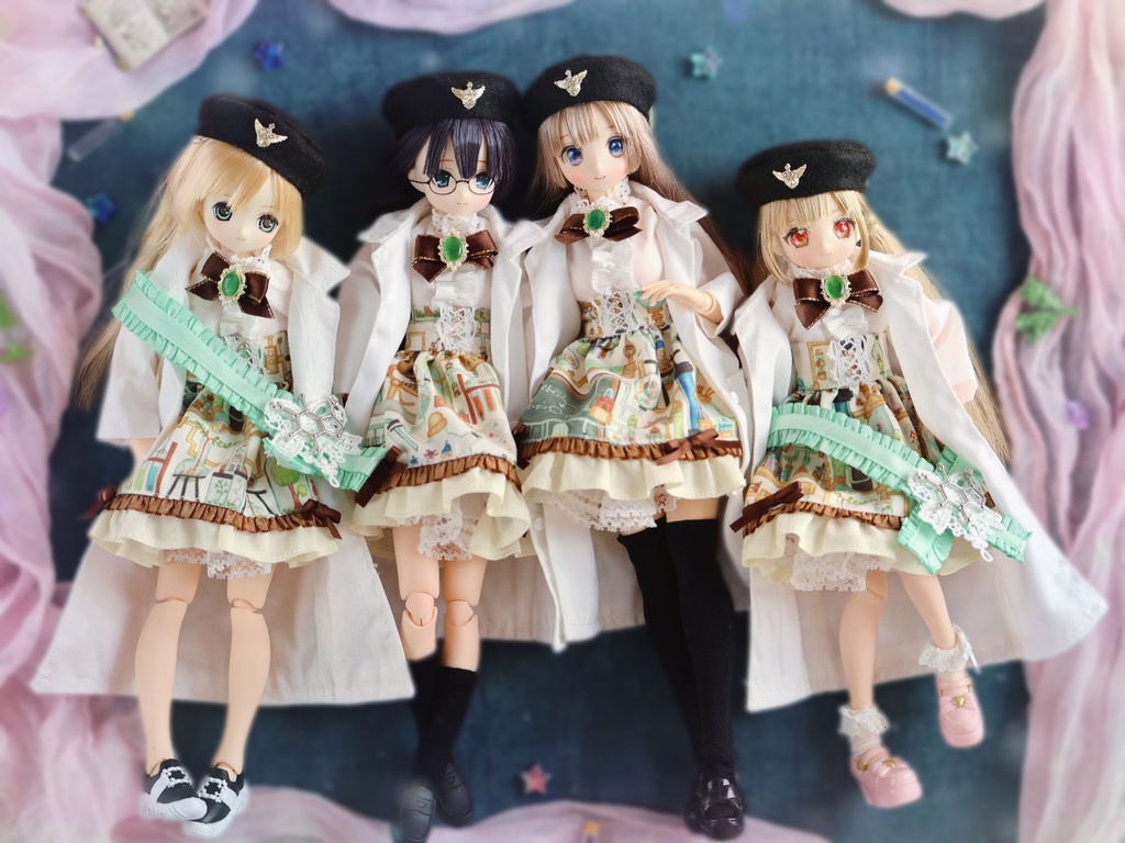 1\6ドール 魔法化学研究所 見習い研究生制服セット