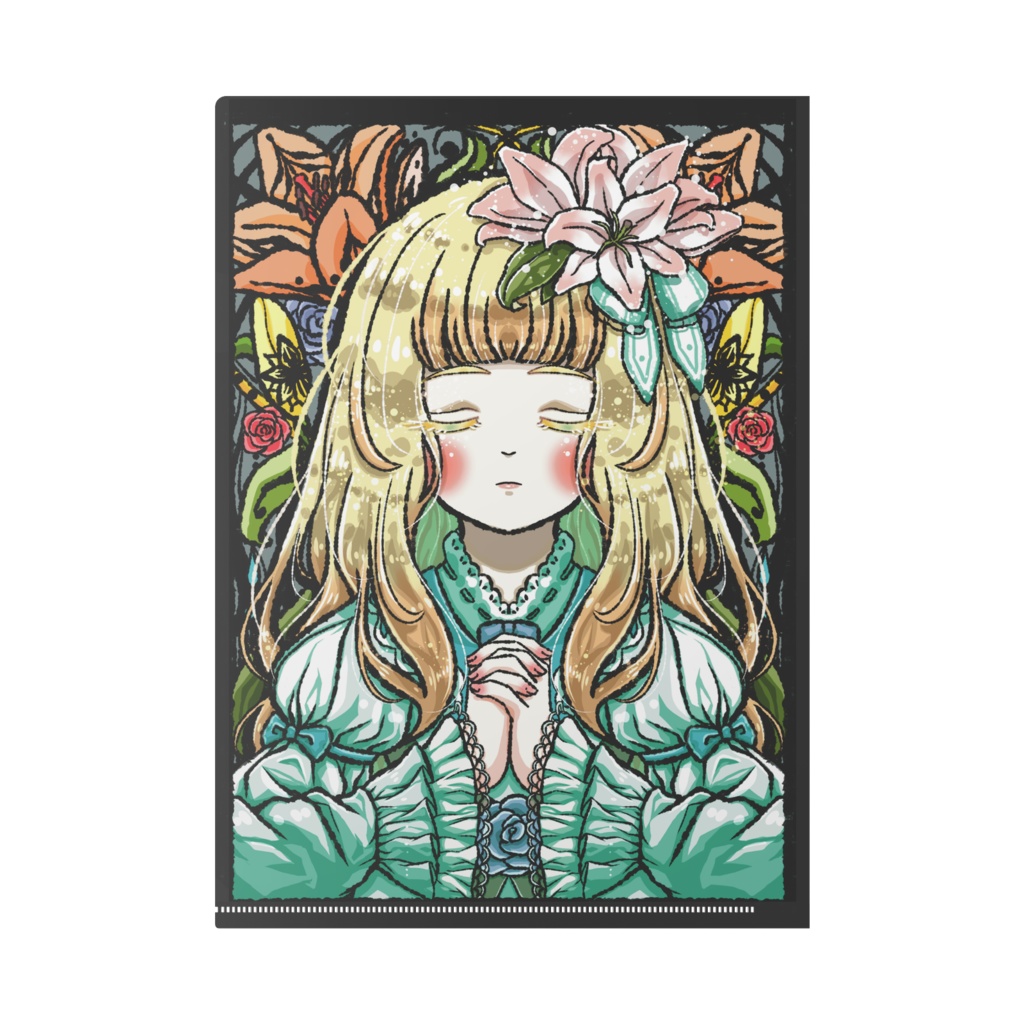 少女 A4クリアファイル