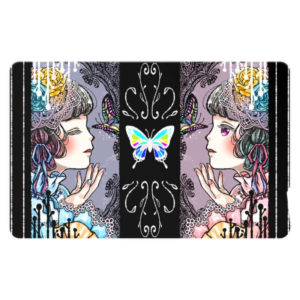 2人の少女 ICカードスタッカー