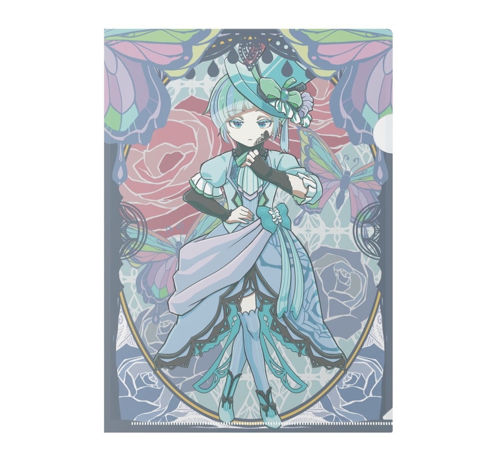 青の少年 A4クリアファイル