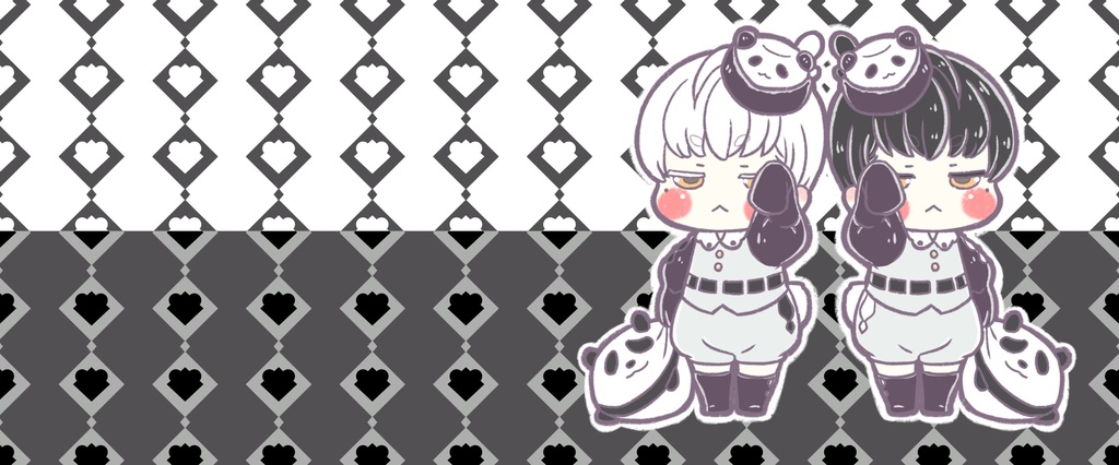 双子の小人さん。マグカップ