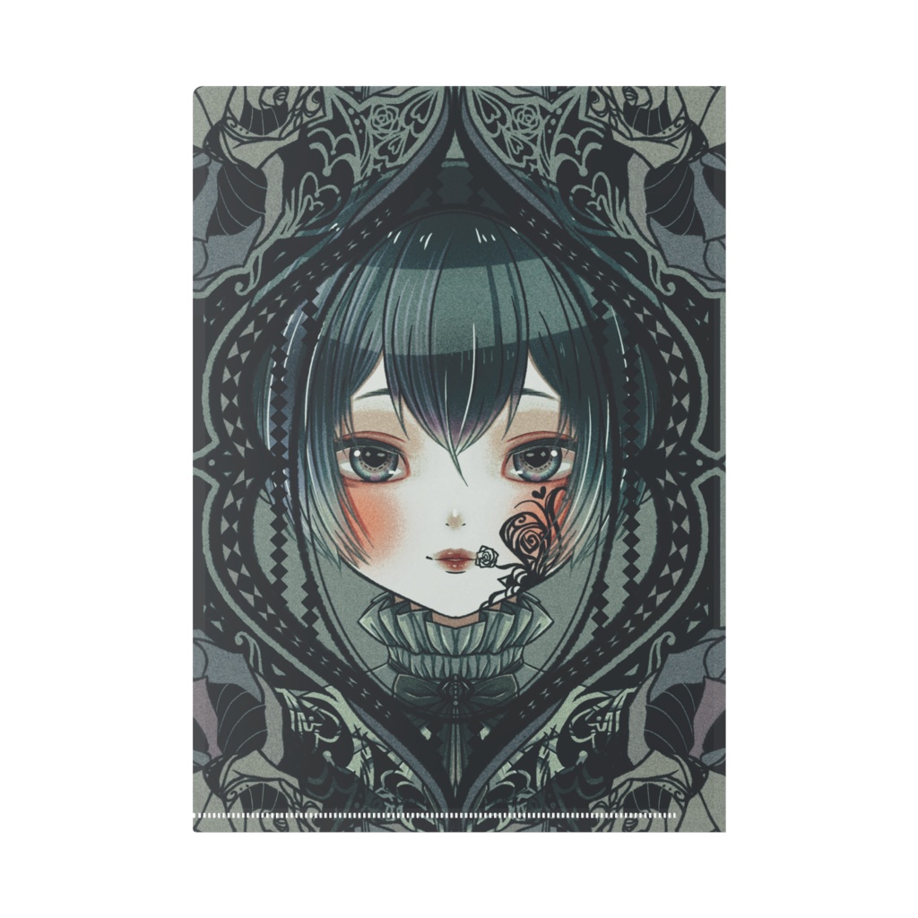 お人形 クリアファイルA4