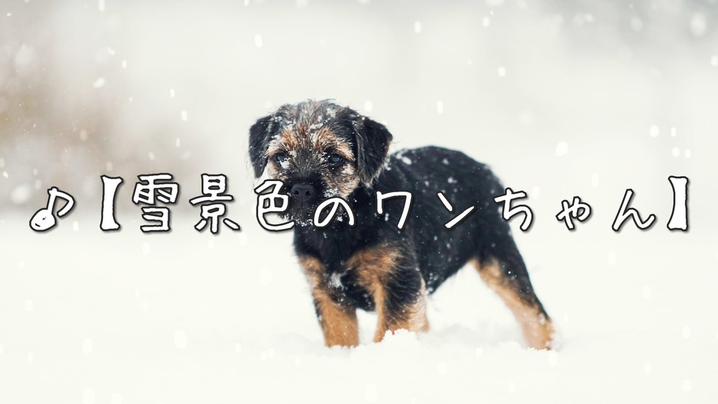 【フリーBGM】切ないピアノ「雪景色のワンちゃん」