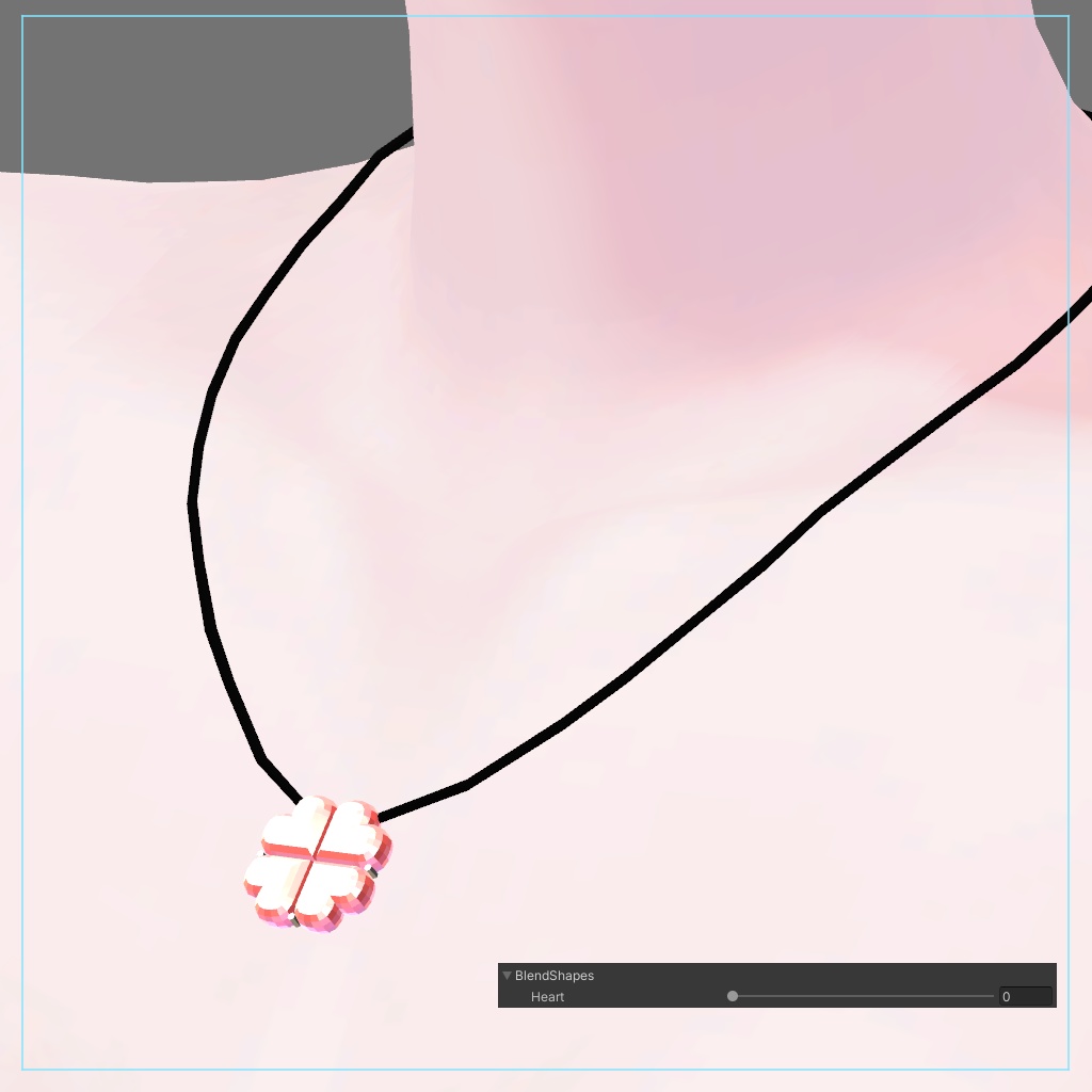 [PB ネックレス] Heart clover