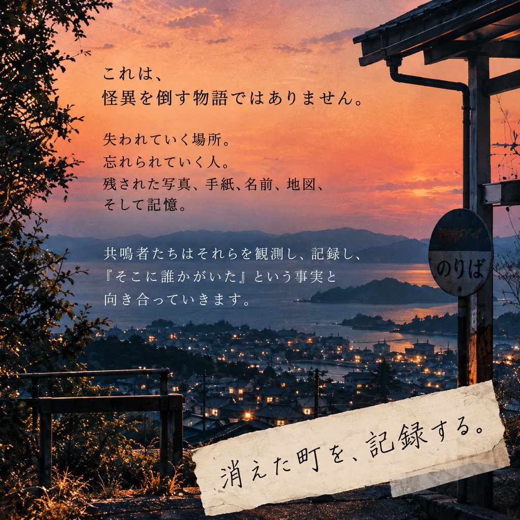 【エモクロアTRPG】黄昏町観測録—曙市残響譚— 【キャンペーンシナリオ】 す