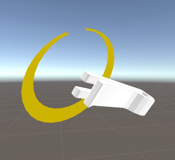 月のネクタイピン