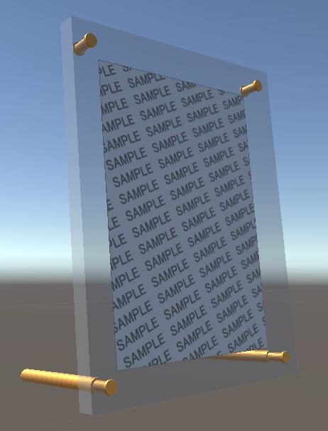 アクリルポスタースタンド