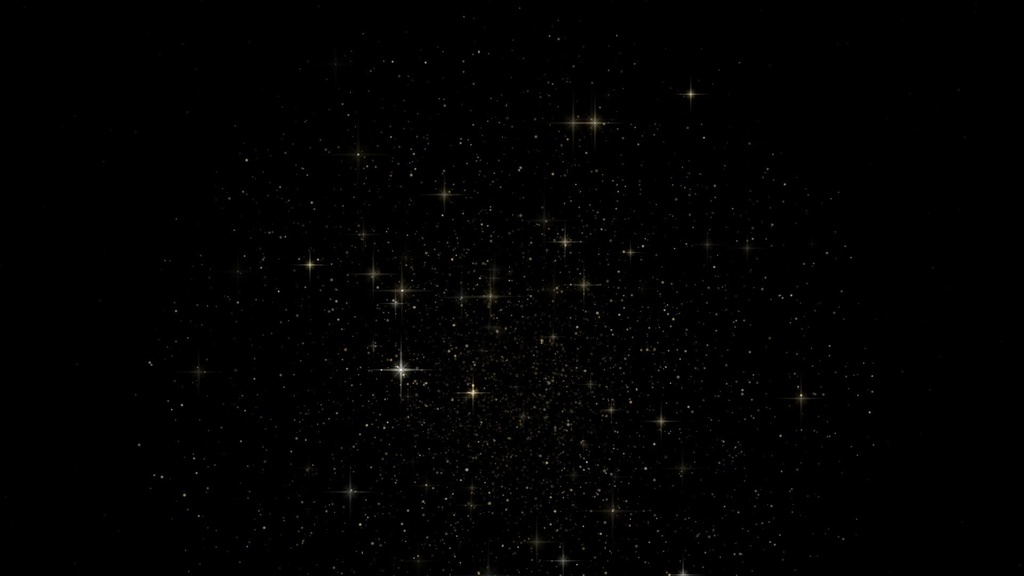 【透過素材】金のキラキラ演出5種|紙吹雪・金粉・流れ星・光の輪