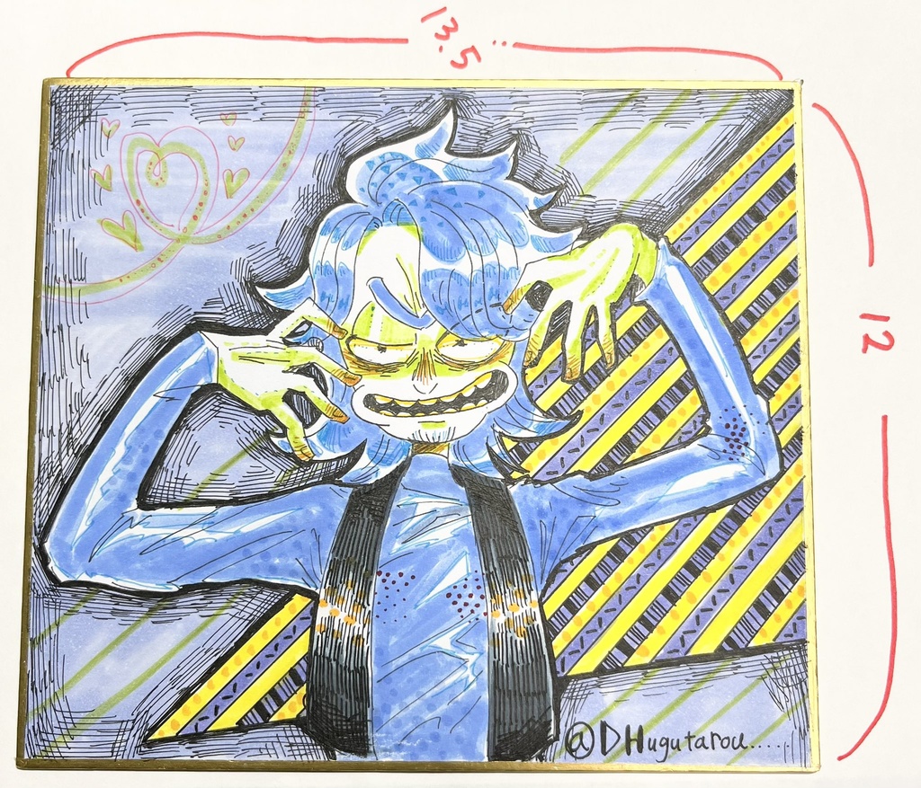 【原画1点:アナログミニ色紙】メモリーリック