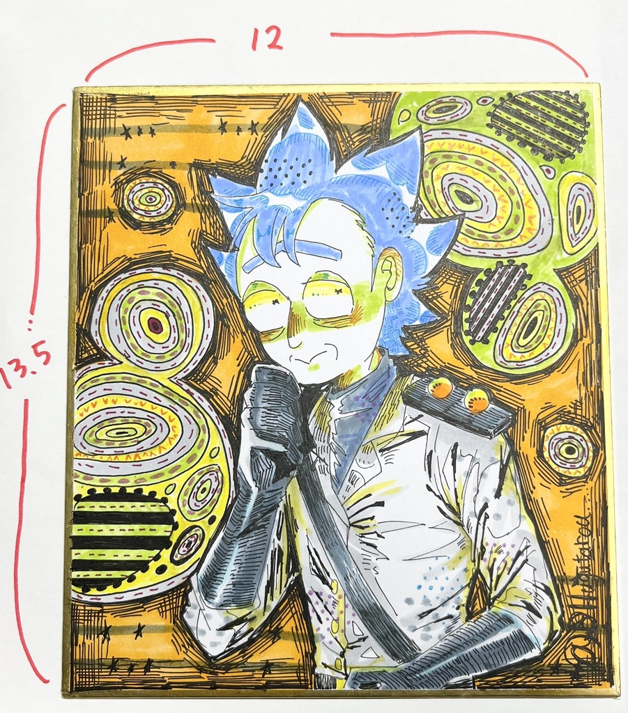 【原画1点:アナログミニ色紙】🍅(Tuft)