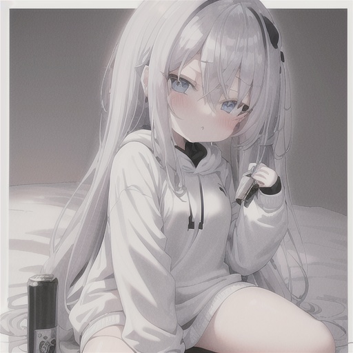 銀髪ツインテール少女  Vol.2