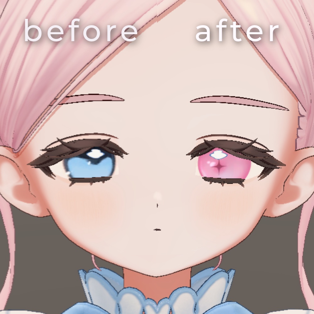 【7Avatars】Faint Star Eyes|星が溶ける瞳テクスチャ【マヌカ/ルミナ/ミルティナ/水瀬/Mayo/Kumaly/Fyuett】【VRChat】