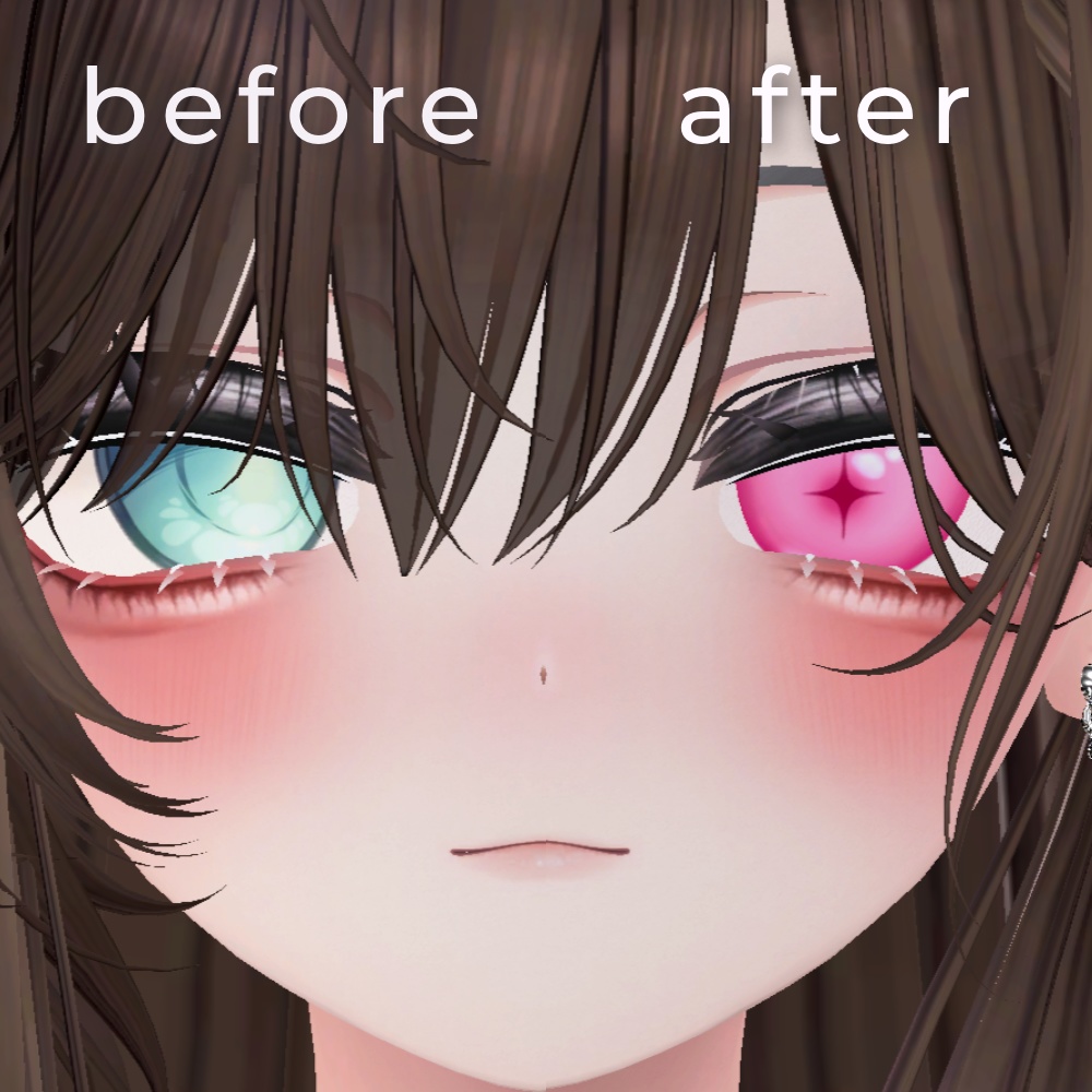 【7Avatars】Faint Star Eyes|星が溶ける瞳テクスチャ【マヌカ/ルミナ/ミルティナ/水瀬/Mayo/Kumaly/Fyuett】【VRChat】