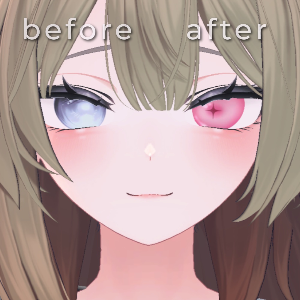 【8Avatars】Faint Star Eyes|星が溶ける瞳テクスチャ【マヌカ/ルミナ/ミルティナ/水瀬/Mayo/Kumaly/Fyuett/しなの】【VRChat】