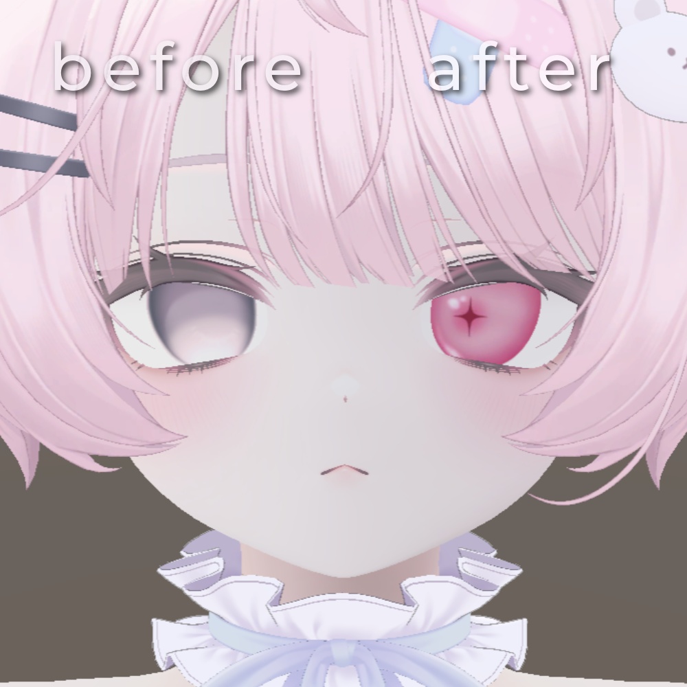 【13Avatars】Faint Star Eyes|星が溶ける瞳テクスチャ【マヌカ/ルミナ/ミルティナ/水瀬/Mayo/Kumaly/Fyuett/しなの/Chocolat/海咲/Milfy/Dami/Miriam】【VRChat】