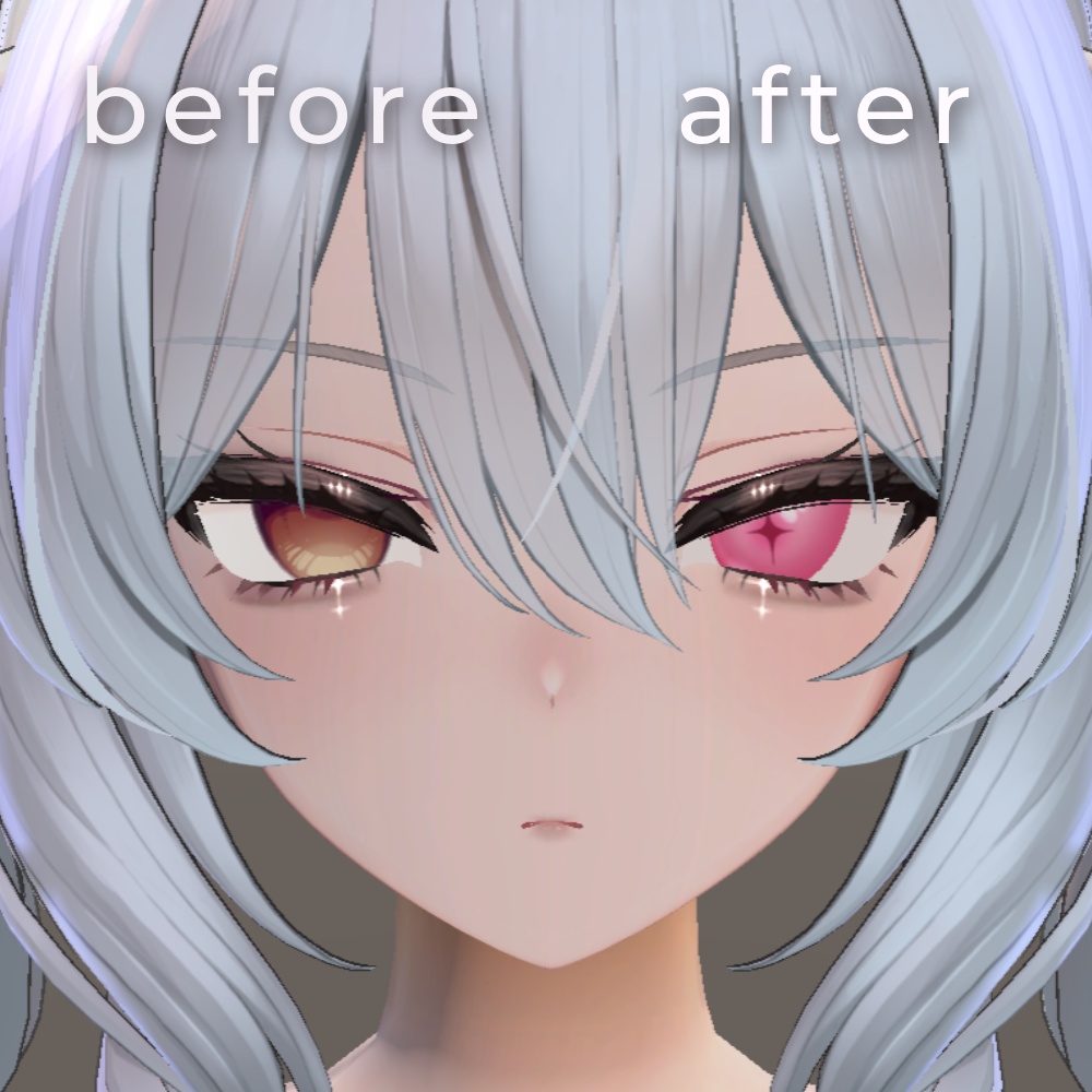 【7Avatars】Faint Star Eyes|星が溶ける瞳テクスチャ【マヌカ/ルミナ/ミルティナ/水瀬/Mayo/Kumaly/Fyuett】【VRChat】