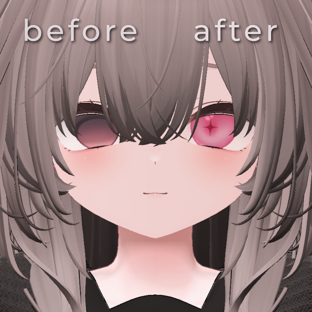 【14Avatars】Faint Star Eyes|星が溶ける瞳テクスチャ【マヌカ/ルミナ/ミルティナ/水瀬/Mayo/Kumaly/Fyuett/しなの/Chocolat/海咲/Milfy/Dami/Miriam/Kaguya】【VRChat】