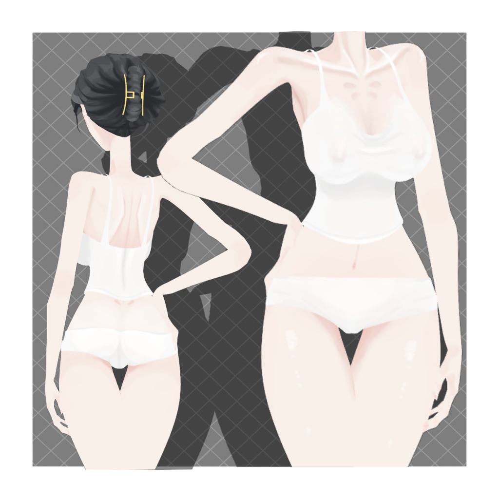 オリジナル3Dモデル「エイシャ」ver1.0.1