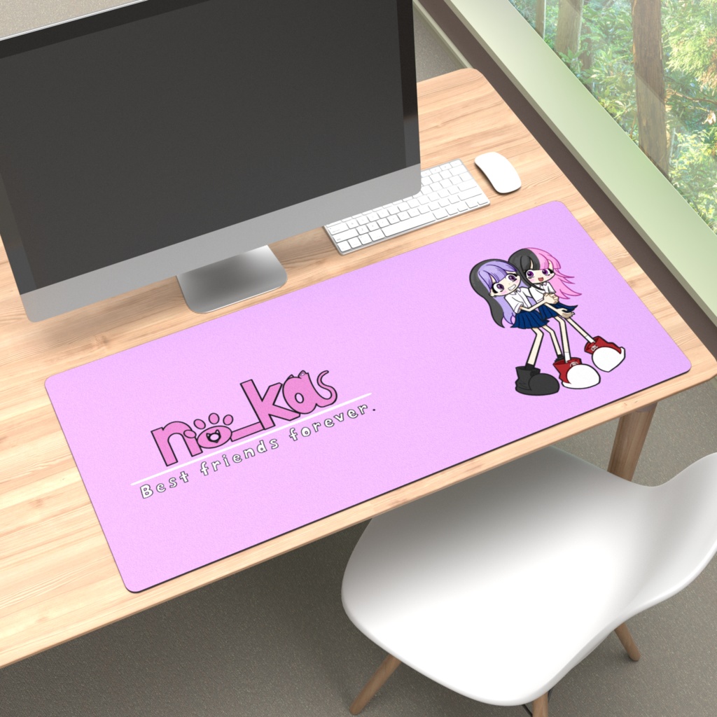 ずっと親友だよ！デスクマット