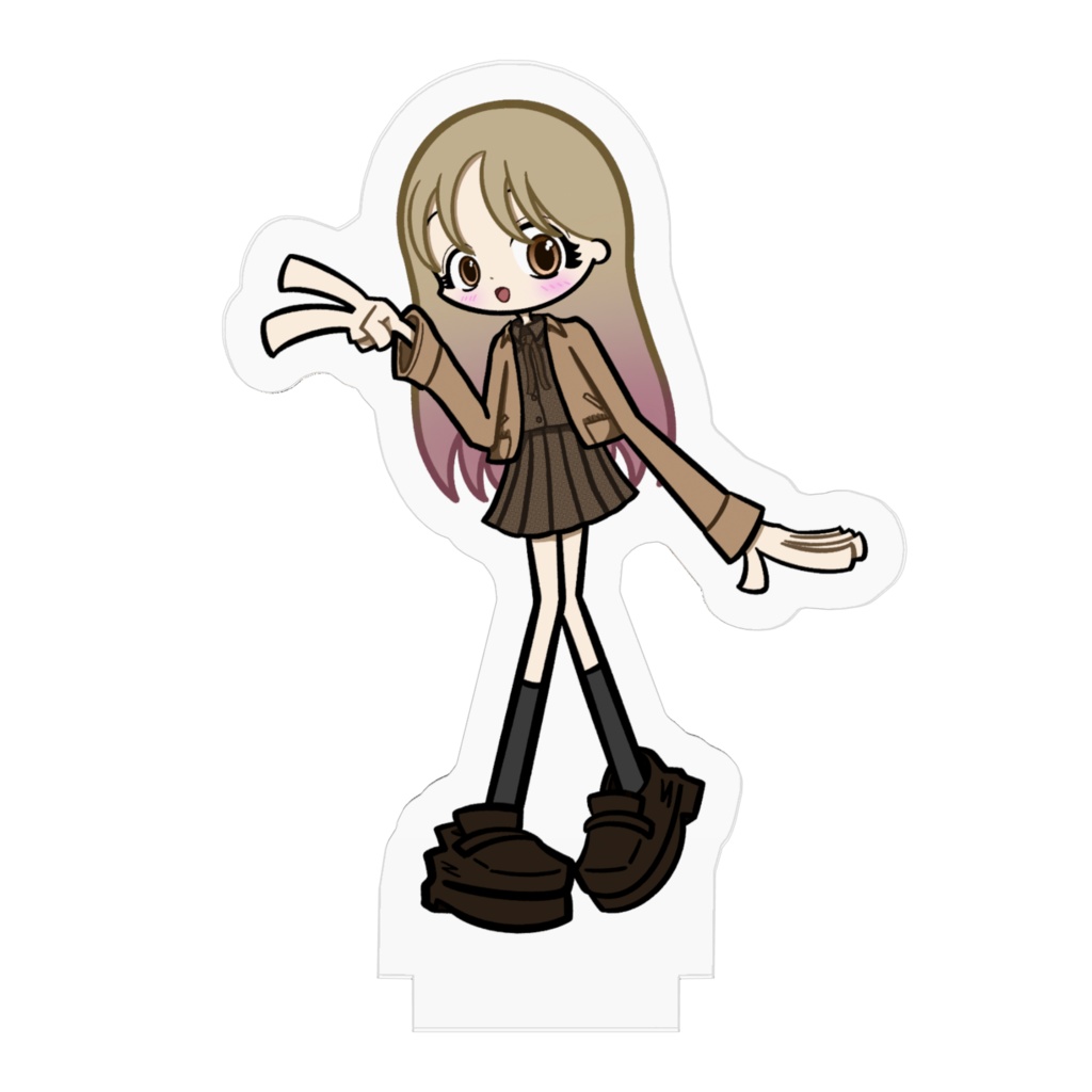 「春服着れるかな?」アクリルスタンド