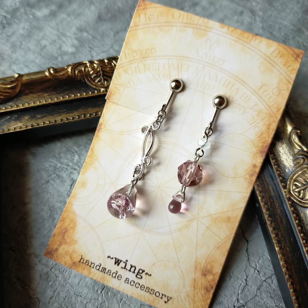 アラベスク×雫イヤリング.*･ﾟ