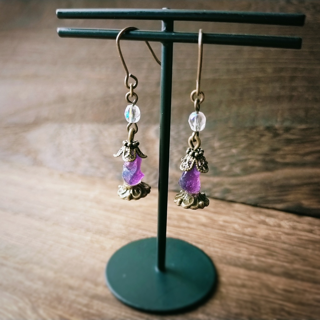 石の灯り 耳飾り