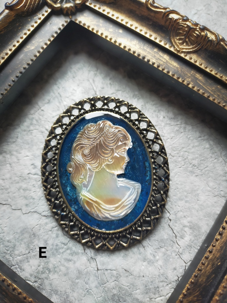 深海に眠る装飾品 (シェルカメオのブローチ)