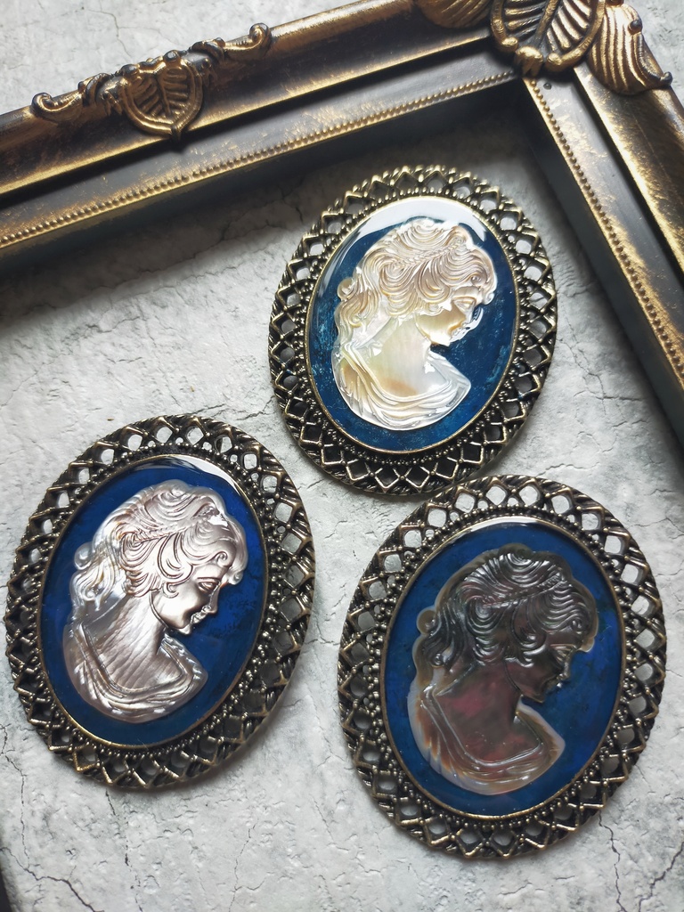 深海に眠る装飾品 (シェルカメオのブローチ)