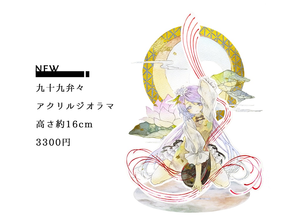 ラス１●九十九弁々◎アクリルジオラマ