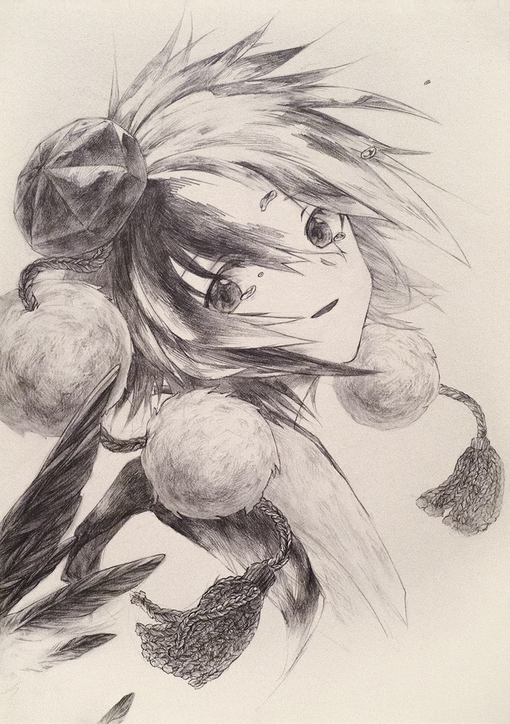 あたたかい日の風。〇アナログ原画