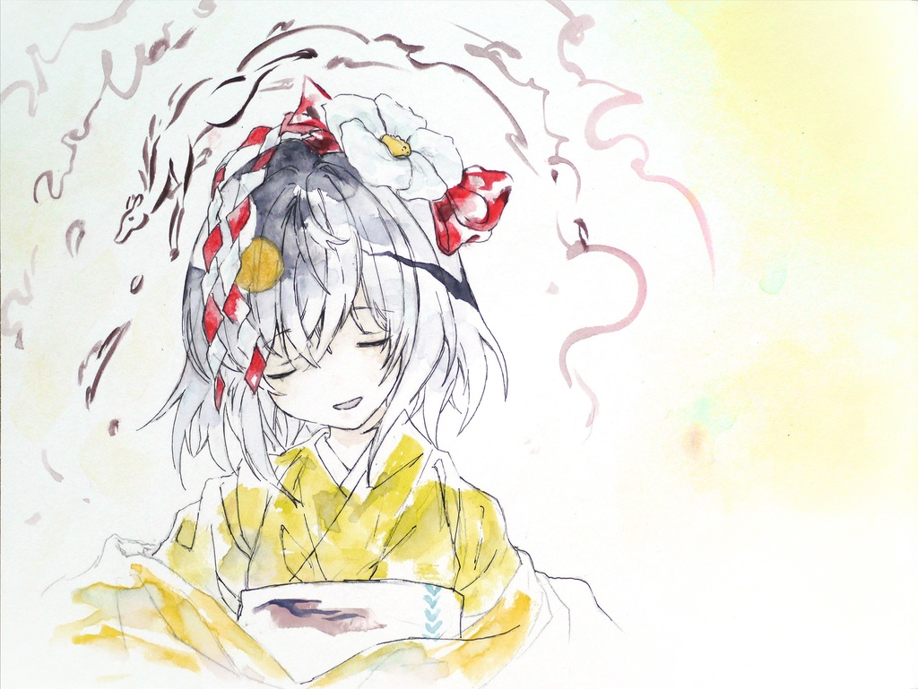 正月阿求　〇原画