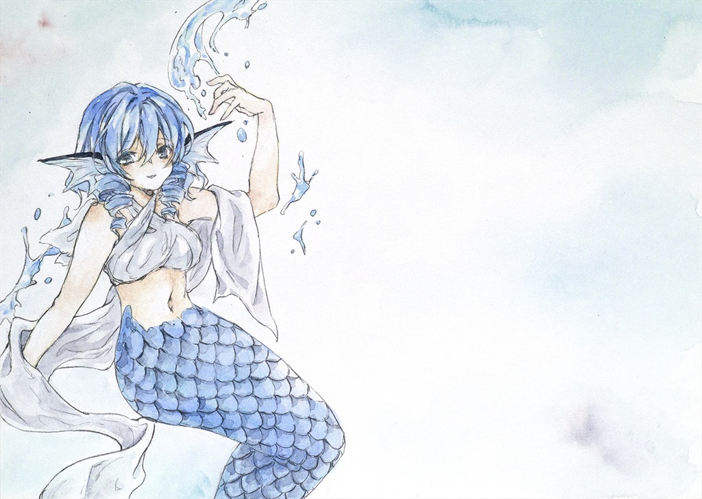 わかさぎ姫　〇原画