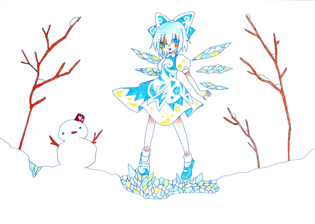 今日もあたいと遊ぼうね 〇原画