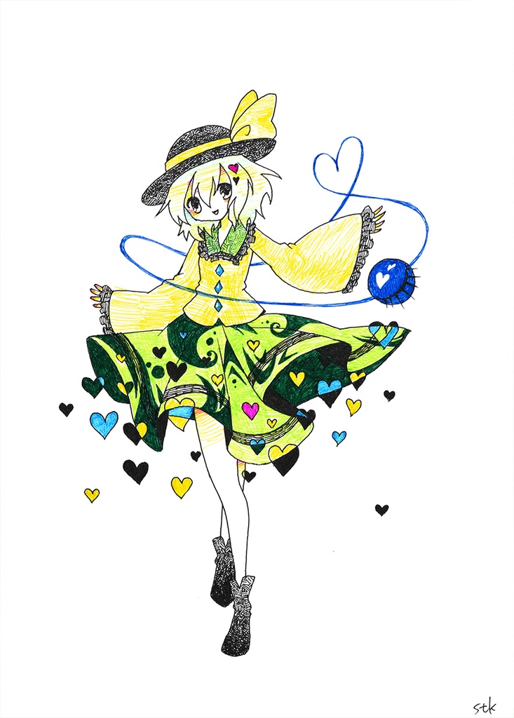 古明地こいし 〇原画