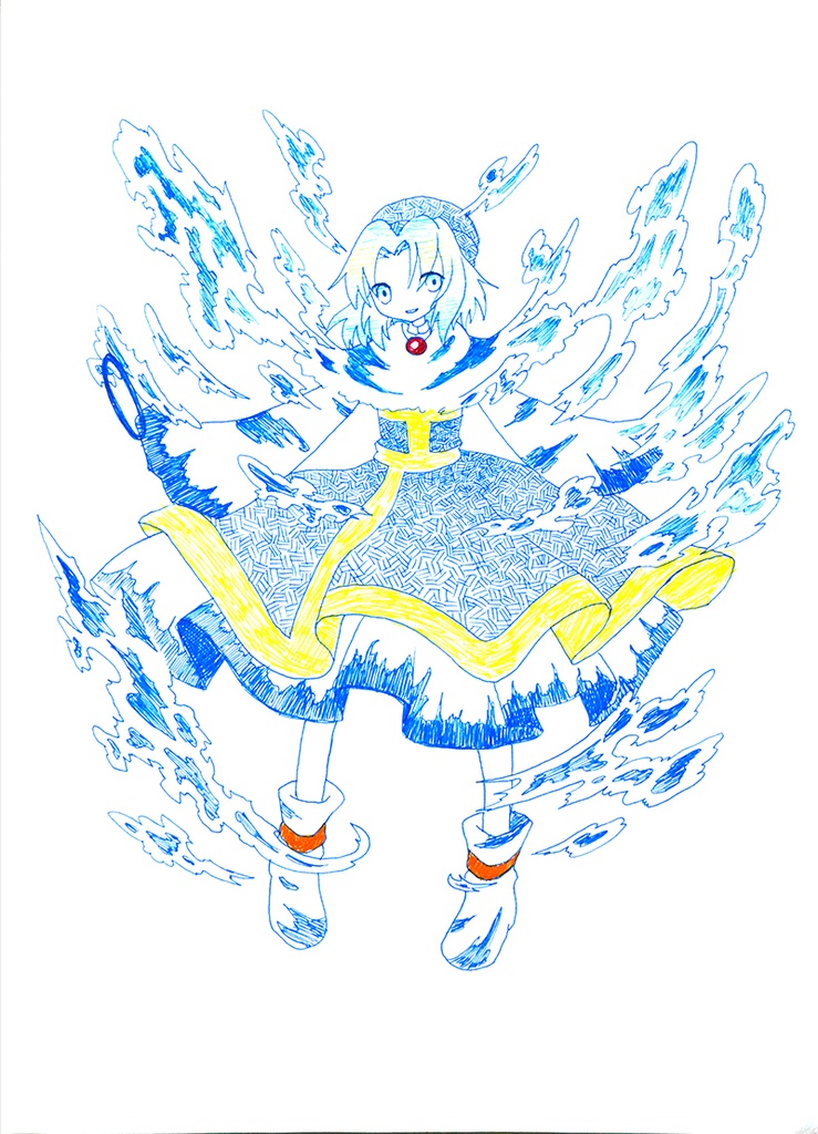 雲居一輪 〇原画
